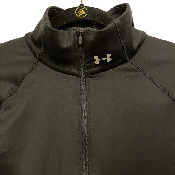 Women’s Under Armour Black Heat Gear Long Sleeve Half Zip Heat Gear Size: SM - Picture 2 of 5